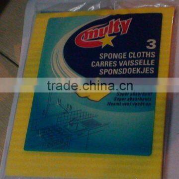 multi-purpose cellulose Sponge Cloth