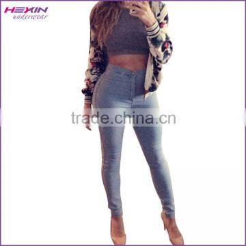 Stylish Grey Cheap Women Push Up New Fashion Jeans Pants                        
                                                Quality Choice