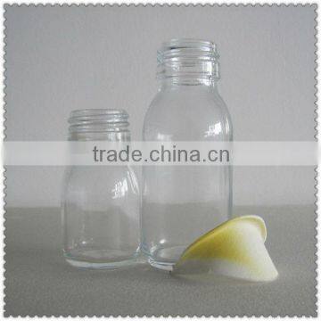 clear round glass bottle essential oil bottles 20ml 50ml