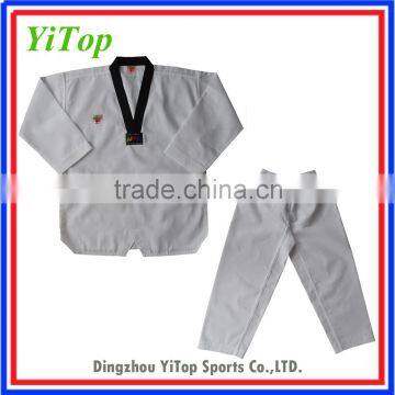 High Quality Martial Arts Uniform- V neck WTF Taekwondo White Gi