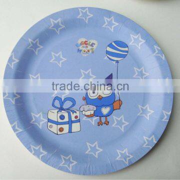 2014 newest paper plate for birthday,party, round,square,leaf,heart folwer shape/ white/black/colorful disposable