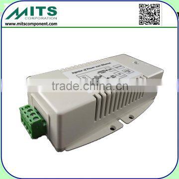 CE/FCC 35W/56V 1 port Gigabit PoE Injector for IP Phone, IP Cam, AP, Security & Networking Devices