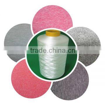 cationic yarn / polyester cationic yarn / grey melange yarn