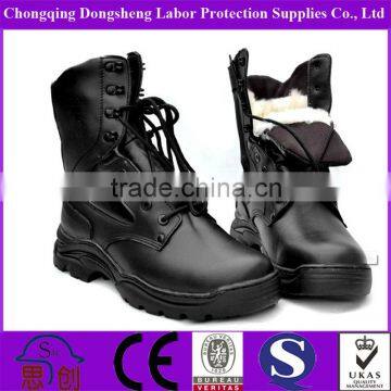 anti cold furs military boots in winter