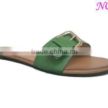 rubber sandals slippers with flat heel