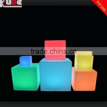 Magic LED Cube, LED sitting cubes, LED waterproof pool cube for party