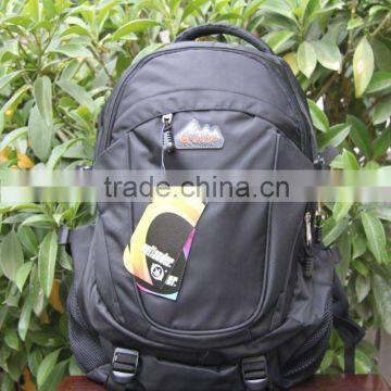 Black BackPack Laptop Ready Audio Pocket