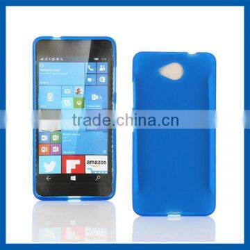 C&T Transparent Clear Glossy TPU Gel Skin Case Cover for Microsoft Lumia 650