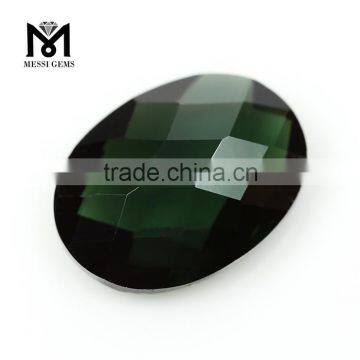 Faceted Double Briolette Gemstone #152 Oval 12 x 16 Spinel