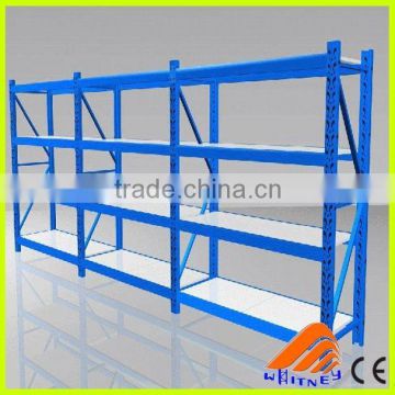 Fast installation warehouse medium rack, long span warehouse rack, medium duty storage rack shelf system