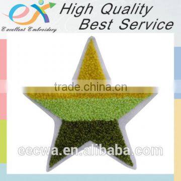 professionally custom embroidery chenille star