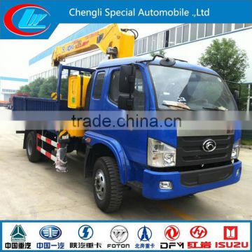 Forland Truck with Crane new condition truck crane light duty truck mounted crane mobile crane with truck good and cheap crane