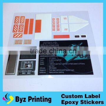 Fancy Commodity Label Self Adhesive Sticker Label ,Die Cut Transparent Hygiene Sticker Label