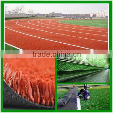 2014 Best quality running track artificial turf 2013 Best choice running track artificial turf grass floor carpet