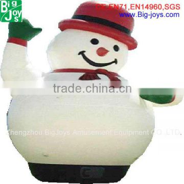 large inflatable snowman for advertising