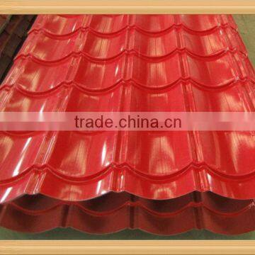 colorful galvanized corrugated steel sheets/ corrugated roofing sheets