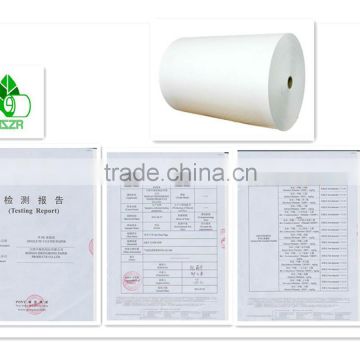 wood pulp white paper board with polyethlene coated/coating