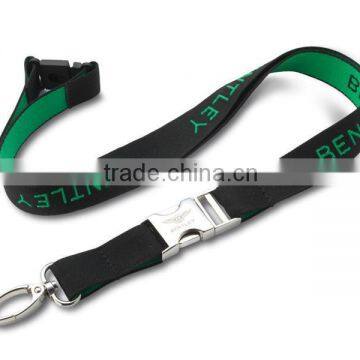 Custom made Polyester neck lanyard single custom lanyard