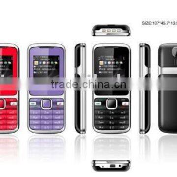 Quad Band hot sell three sim three standby mobile phone with FM JT-G55