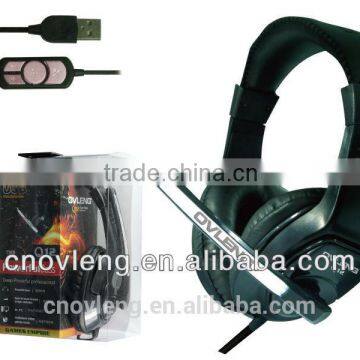 Cheapest Deep Bass USB Headphone with Mic Ready Stock