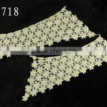 K7718 Off-white Cotton Lace Applique~collar necklace collar accessory