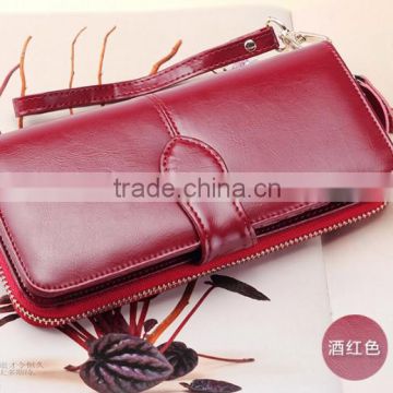 High Quality Long Women Leather wallet to import