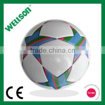 Laminated seamless PVC soccer ball