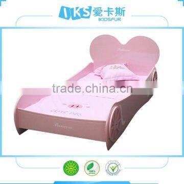 pink child bed princess car bed dubai furniture K6