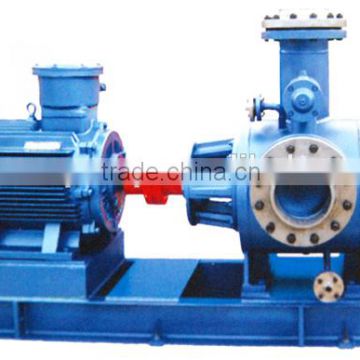 Two screw pump for marine fuel oil crude oil