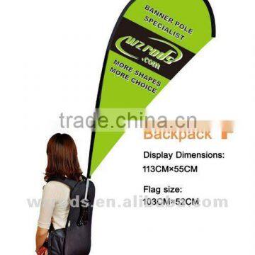 Backpack Feather Flag,backpack Teardrop Flag,backpack Advertising