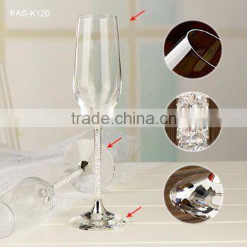 Manufacturer Handmade Glass Champagne Wine Glass Crystal Tableware