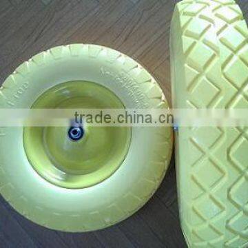 solid pu foam rubber wheels and lawn mower tires 4.00-8