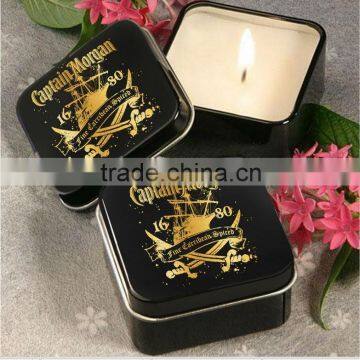 natural soy tin candle with gift box