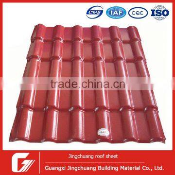 Green And Environment Friendly Roofing Sheet / Spanish Roof Tiles For Building Roofing Panel