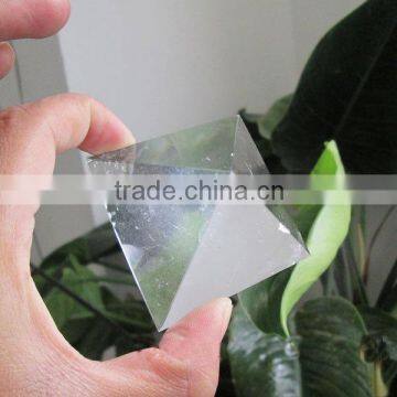 Natural Rock Quartz Crystal Pyramids / Crystal Carving Pyramids