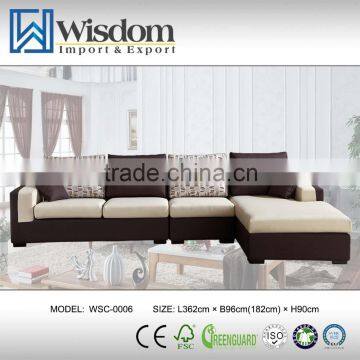 Wonderful High Quality Wedding Ramance Modern Fabric Corner Sofa