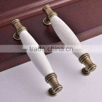 Manufactured in China Export Europe luxury rural antique furniture drawer cabinet ceramic marble pulls