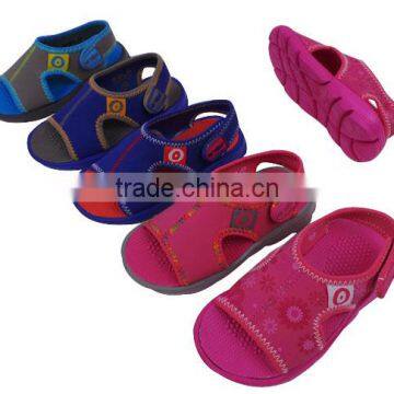 cool newest design kid's eva sandals, beautiful printing sandals