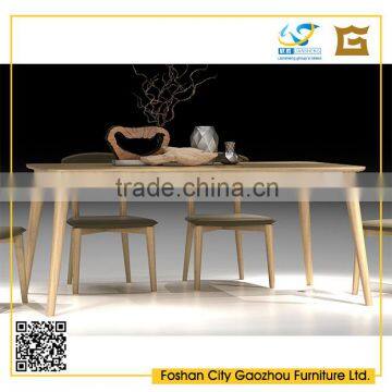 2016 New Published Modern Scadinavian Style Wooden Dining table designs