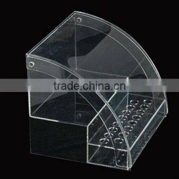 acrylic/plexiglass perfume case/display stand