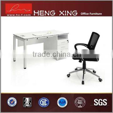 Office simple computer table design with drawer office computer table HX-NT3281