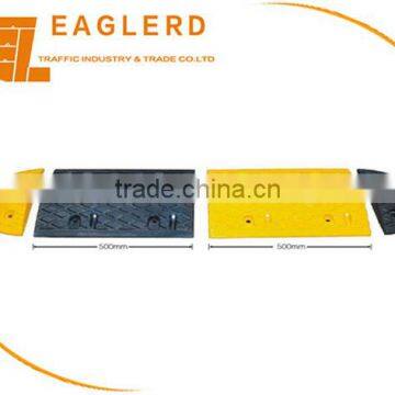 hot sell Yellow Reflective Road Speed Rubber Hump