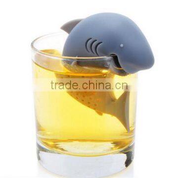 Lovely Shark Silicone Tea Strainer Tea Filter Tea Infuser Portable Tea Tools Kitchen Accessories photo-6