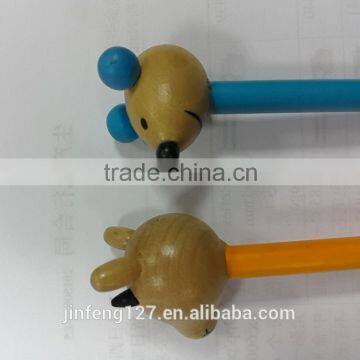 Animal Eraser Wood Pencil photo-2