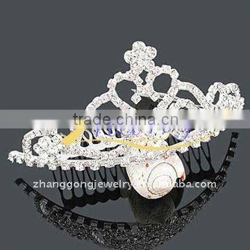 fashion rhinestone pageant tiara