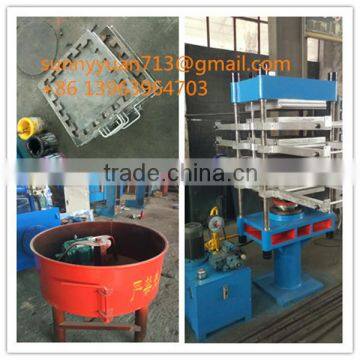 Hydraulic Press Electric Heating Rubber Tiles Making Machine