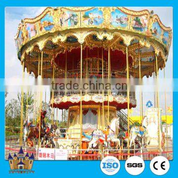 New Luxury carousel/ Amusement Park Csrousel Horse/Kiddie Rides