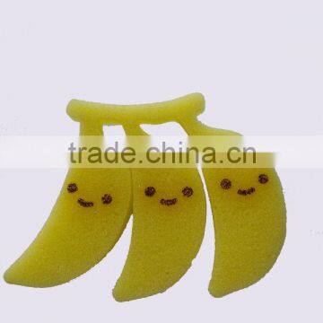 banana printing compressed kitchen clean sponge(KP-002)