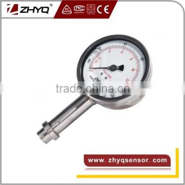 platen type pressure gauge for homogenizer application