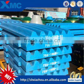 Good price list Jaw Crusher Plate with durable characteristic